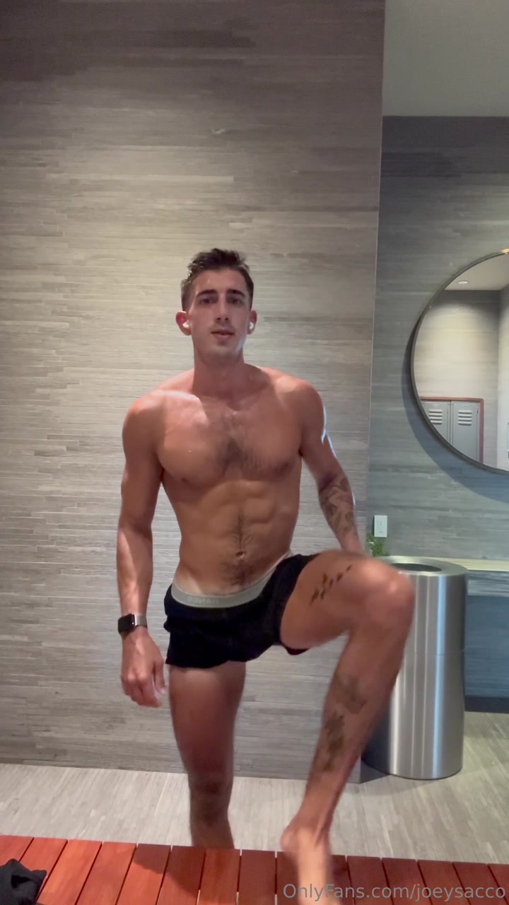 Showing off my body after a workout