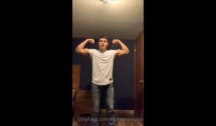 Flexing and jerking my cock while degrading you - Andrew Santana