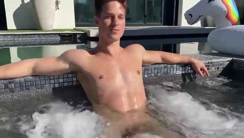 Hanging out naked in the spa - Nick Sandell