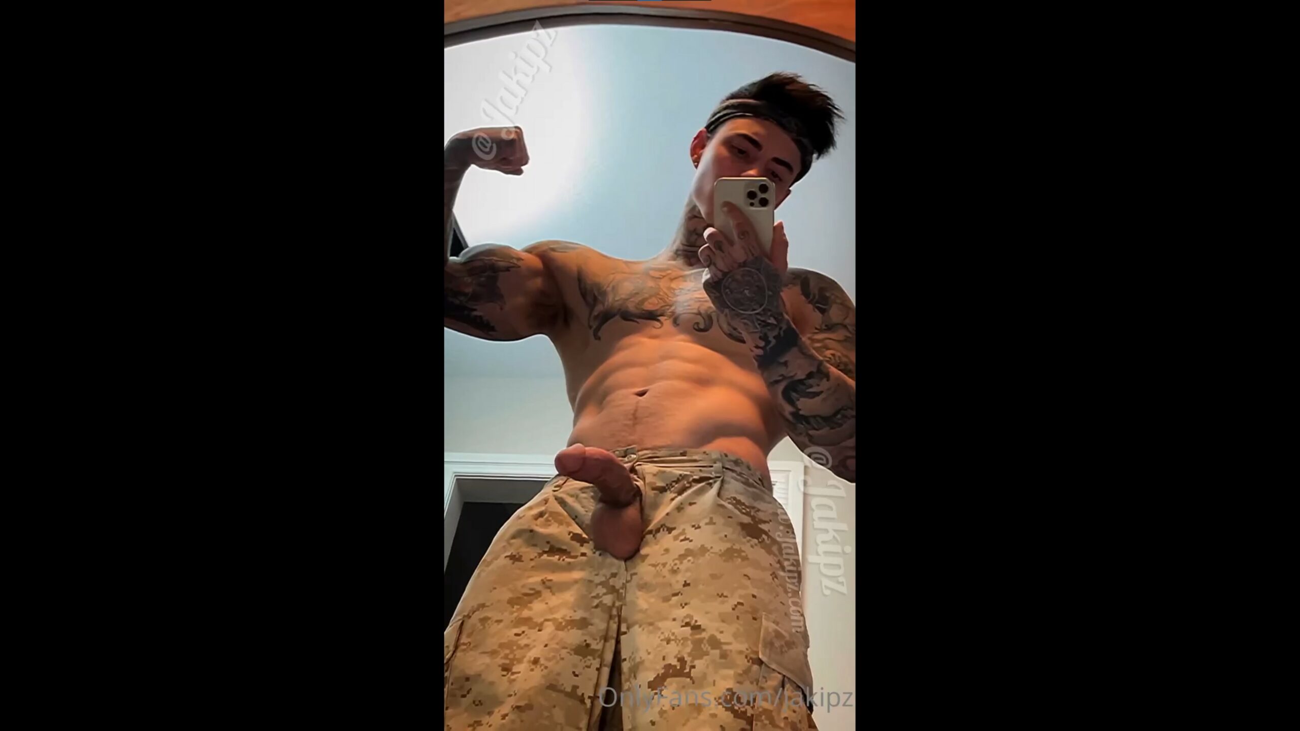 Quick solo jerk off - Soldier Role play - Jake Andrich (Jakipz)