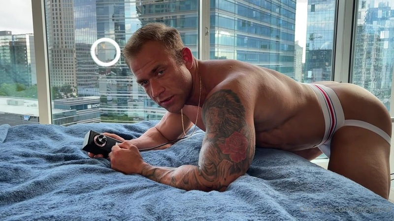 Fucking myself with my fuck machine - Jake Daniel