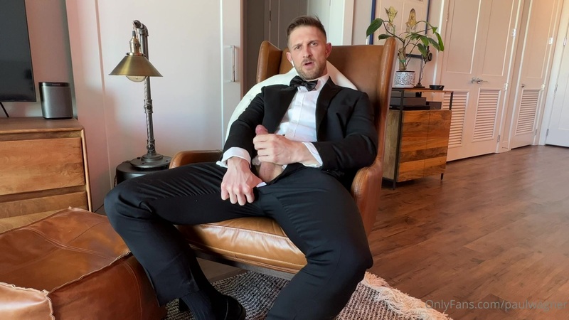 Jerking off while wearing my tuxedo - Paul Wagner (paulwagner)