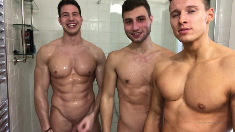 Having a shower with some mates and fooling around together - Jon Kael (tim_vz) - Niko Vangelis (nikovangelis)