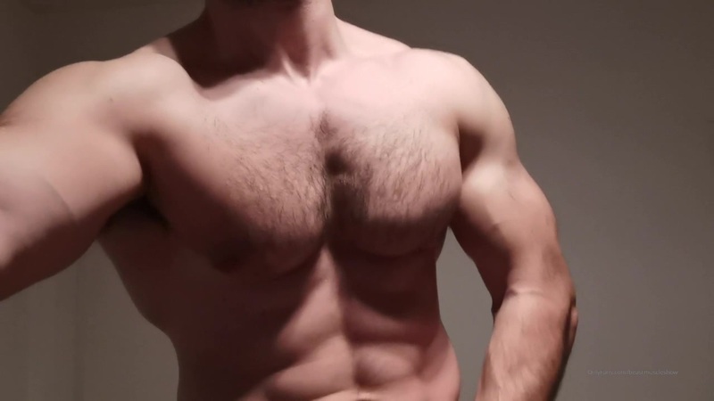 Showing off my big hard muscles - BeastMuscleShow