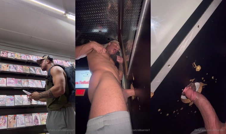 Receiving a blowjob through a glory hole - Diego Barros (dibarros1)