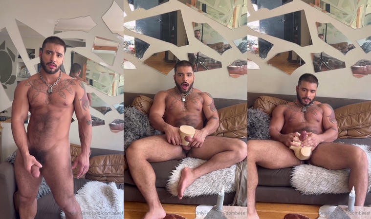 Fucking my toy and making myself cum hard - David Christian (Dombeeef)