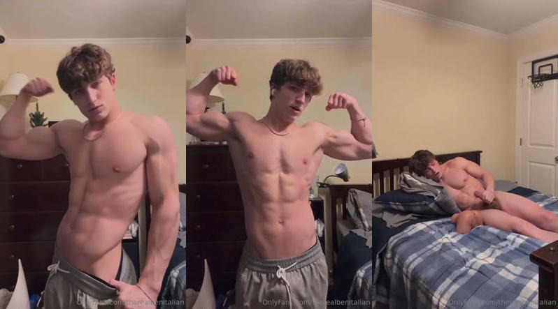 Showing off my young muscular body and fucking my toy - Benjamin Verbeck (therealbenitalian)