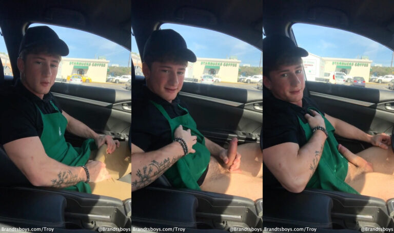 Jerking off while on my lunch break - TroyxBrandt