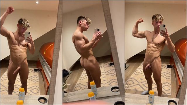 JustTheGays thumbnail for irish-x shows us his body in the bathroom - amateur gay porn from OnlyFans, MyVidster, GayForFans and more! -