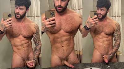 JustTheGays thumbnail for Nick Bayne (sixholdover) jerks off in the bathroom - amateur gay porn from OnlyFans, MyVidster, GayForFans and more! - 