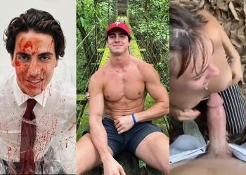JustTheGays thumbnail for Stud Matt Rhoades – jerk and blowjob compilation - amateur gay porn from OnlyFans, MyVidster, GayForFans and more! -
