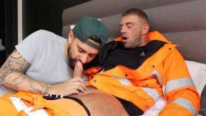 JustTheGays thumbnail for Tommy and Casey Cooper – feet licking and a blowjob - amateur gay porn from OnlyFans, MyVidster, GayForFans and more! - Feet, Oral
