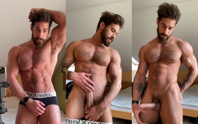 JustTheGays thumbnail for Bconor shows off his body and cock - amateur gay porn from OnlyFans, MyVidster, GayForFans and more! - video