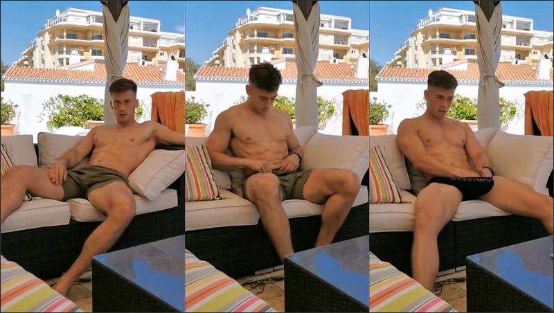 JustTheGays thumbnail for irish-x plays with his cock outside - amateur gay porn from OnlyFans, MyVidster, GayForFans and more! - 