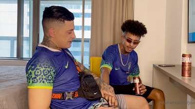 JustTheGays thumbnail for Joao Alves and BrunoHot25 fuck - amateur gay porn from OnlyFans, MyVidster, GayForFans and more! - 
