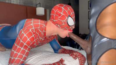 JustTheGays thumbnail for Spideyb0y vs FullMetalTwunk fuck in costume - amateur gay porn from OnlyFans, MyVidster, GayForFans and more! - 