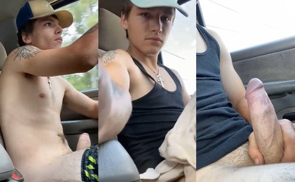 JustTheGays thumbnail for Young guy jerks off while driving - amateur gay porn from OnlyFans, MyVidster, GayForFans and more! - 
