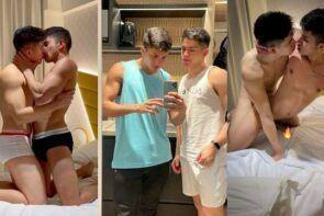 JustTheGays thumbnail for Guilherme Silva and Jan Diaz fuck in hotel - amateur gay porn from OnlyFans, MyVidster, GayForFans and more! - Anal
