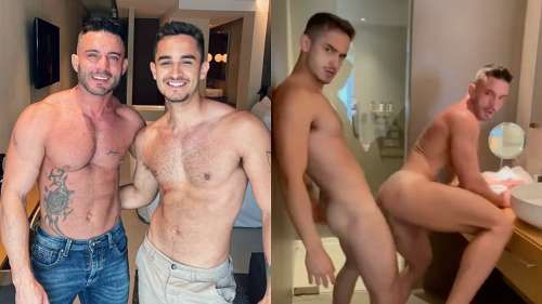 JustTheGays thumbnail for Igor Miller and Andy Star fuck in the bathroom – Part 1 - amateur gay porn from OnlyFans, MyVidster, GayForFans and more! -