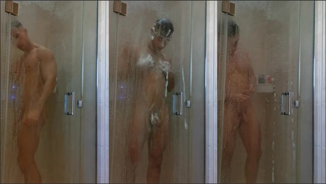 JustTheGays thumbnail for irish-x shows off his body in the shower - amateur gay porn from OnlyFans, MyVidster, GayForFans and more! -