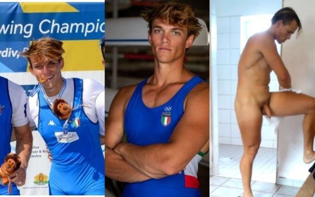 JustTheGays thumbnail for Olympic rower Andrea P – post shower nudes - amateur gay porn from OnlyFans, MyVidster, GayForFans and more! - Shower, Solo