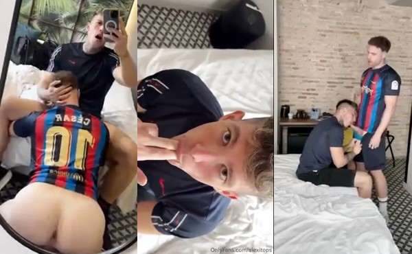 JustTheGays thumbnail for Alexitops – fucking after the match - amateur gay porn from OnlyFans, MyVidster, GayForFans and more! -