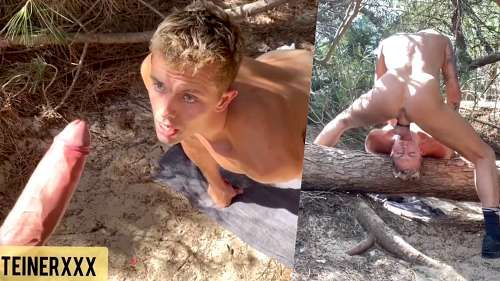 JustTheGays thumbnail for Cedric Dreamer and Sam Steiner (Samt_MDT) – throat fuck in the woods - amateur gay porn from OnlyFans, MyVidster, GayForFans and more! - Anal, Oral, Outdoor