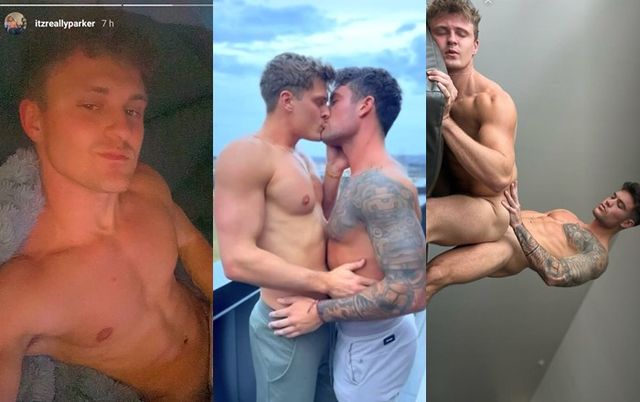 JustTheGays thumbnail for Itsjustparker – fucking in the shower before moving to the bed - amateur gay porn from OnlyFans, MyVidster, GayForFans and more! - 