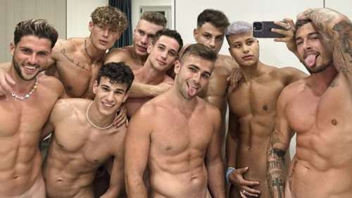 JustTheGays thumbnail for Jacuzzi Della Mezzanotte – Denis Dosio with Angel, Melvin, Gary, Thony and more fool around in the jacuzzi - amateur gay porn from OnlyFans, MyVidster, GayForFans and more! - 
