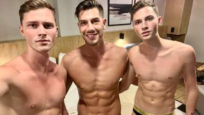 JustTheGays thumbnail for Jordan Starr fucks CzechGayTwins - amateur gay porn from OnlyFans, MyVidster, GayForFans and more! - Anal
