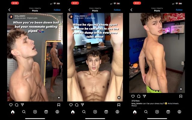 JustTheGays thumbnail for Tony_ToneTV – instagram jerking compilation - amateur gay porn from OnlyFans, MyVidster, GayForFans and more! - Compilation, Jerk Off