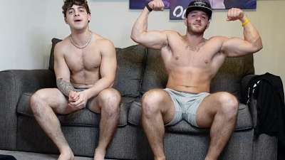 JustTheGays thumbnail for FlexMasterJoe – Foot ass poppers Ft Big Troy - amateur gay porn from OnlyFans, MyVidster, GayForFans and more! - Feet, Worship