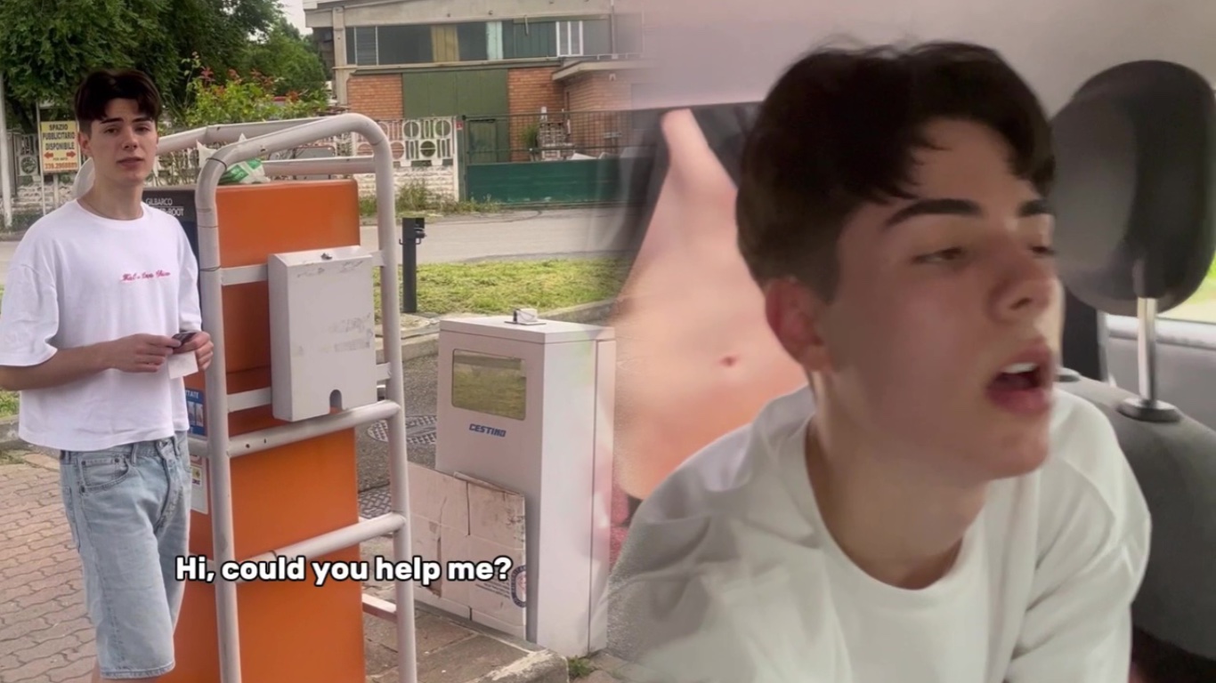 JustTheGays thumbnail for I picked up a twink at the gas station and fucked him in the car - amateur gay porn from OnlyFans, MyVidster, GayForFans and more! - Anal, Young & Twink