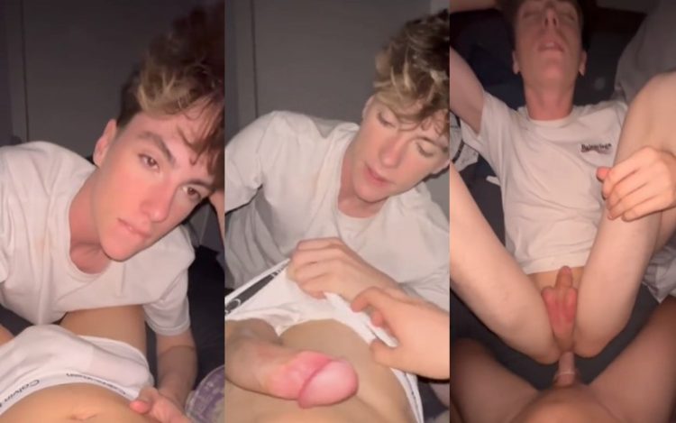 JustTheGays thumbnail for Maxence_hot – fucking and sucking with a friend - amateur gay porn from OnlyFans, MyVidster, GayForFans and more! - 