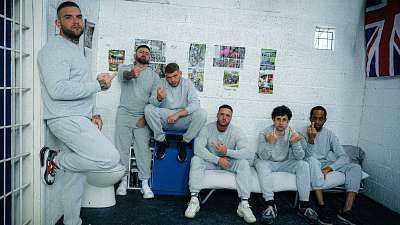 JustTheGays thumbnail for Andy Lee, Ryan Lee, Darren King, Ashley Stanners, Aiden Bane and Frankie Jax – another group suck - amateur gay porn from OnlyFans, MyVidster, GayForFans and more! - Group, Oral