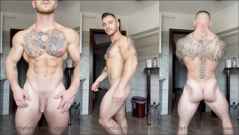 JustTheGays thumbnail for Bodyouwant shows off his body again - amateur gay porn from OnlyFans, MyVidster, GayForFans and more! - 