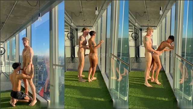JustTheGays thumbnail for ChasexParkerr – This super hot stud fucks me hard over the balcony - amateur gay porn from OnlyFans, MyVidster, GayForFans and more! - 