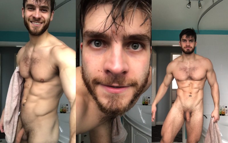 JustTheGays thumbnail for Marcod shows off his body after a shower - amateur gay porn from OnlyFans, MyVidster, GayForFans and more! - 