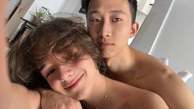 JustTheGays thumbnail for Cuddles and Cock – Tyler Wu and NaniDanielg - amateur gay porn from OnlyFans, MyVidster, GayForFans and more! - Asian, Young & Twink