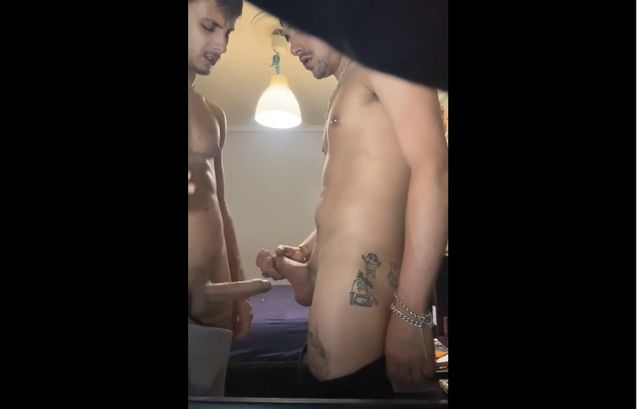 JustTheGays thumbnail for Fooling around with a friend and jerking eachother - amateur gay porn from OnlyFans, MyVidster, GayForFans and more! - Jerk Off