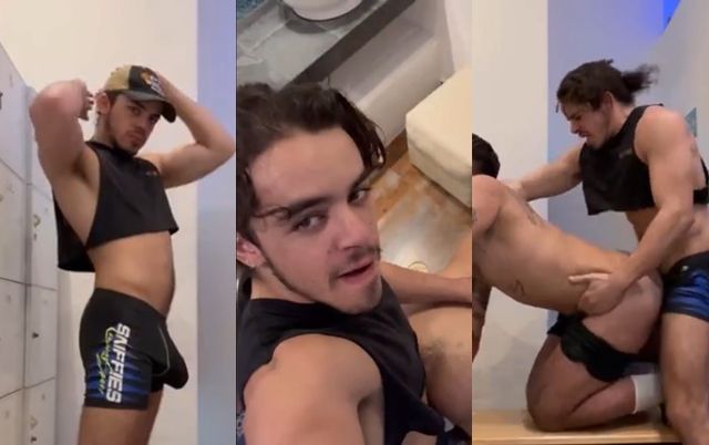 JustTheGays thumbnail for Geo Scar and theinkedping fuck in the locker room - amateur gay porn from OnlyFans, MyVidster, GayForFans and more! - Anal