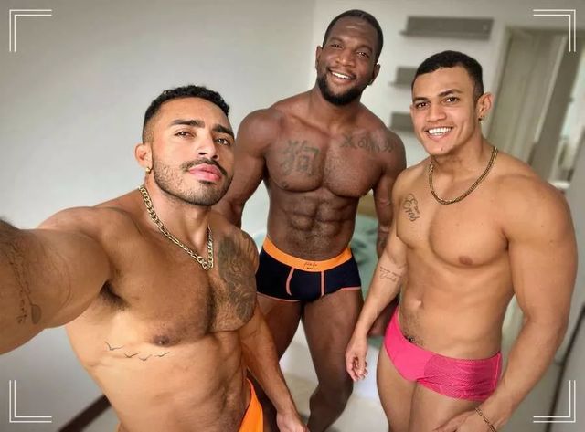 JustTheGays thumbnail for Grande Simoes, Jhon Ramos and Carlos Maranhao fuck – 2 - amateur gay porn from OnlyFans, MyVidster, GayForFans and more! - 