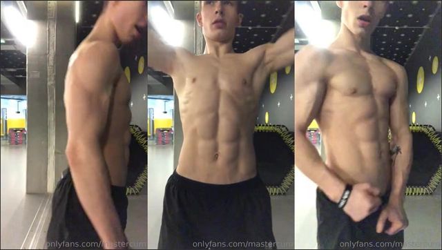 JustTheGays thumbnail for MasterCum works out and touches himself - amateur gay porn from OnlyFans, MyVidster, GayForFans and more! - 
