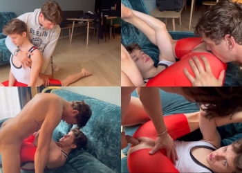 JustTheGays thumbnail for WillowTwink (philliprincess) gets fucked by Marin (marin66) in his wrestling singlet - amateur gay porn from OnlyFans, MyVidster, GayForFans and more! - 