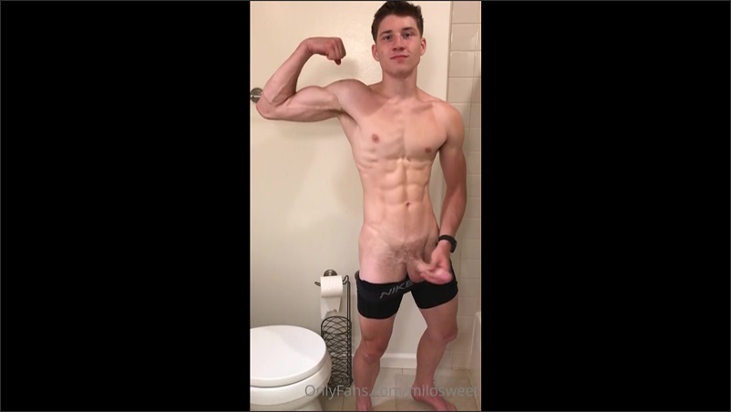 JustTheGays thumbnail for Quick jerk off in the bathroom milosweet - amateur gay porn from OnlyFans, MyVidster, GayForFans and more! - 
