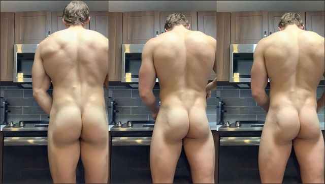 JustTheGays thumbnail for ShreddedC cooks naked - amateur gay porn from OnlyFans, MyVidster, GayForFans and more! - 