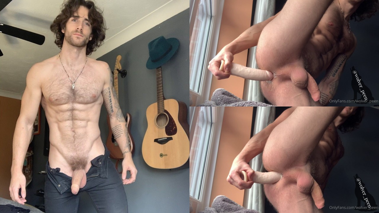 JustTheGays thumbnail for woliver_peen fucks himself with a  dildo - amateur gay porn from OnlyFans, MyVidster, GayForFans and more! - Toys