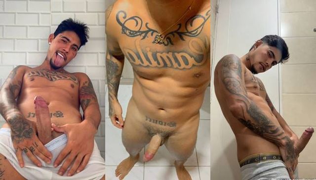 JustTheGays thumbnail for Chininha (euchinax) shows off his cock - amateur gay porn from OnlyFans, MyVidster, GayForFans and more! - Shorts, video