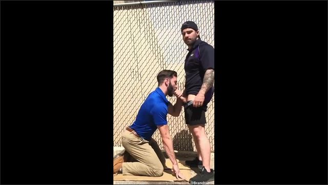 JustTheGays thumbnail for I sucked the married FEDX – Jordan and Kyle - amateur gay porn from OnlyFans, MyVidster, GayForFans and more! - Oral