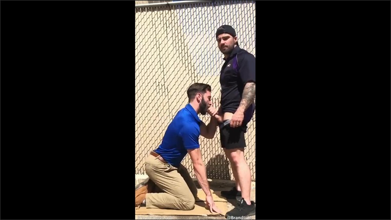 JustTheGays thumbnail for I sucked the married FEDX – Jordan and Kyle - amateur gay porn from OnlyFans, MyVidster, GayForFans and more! - 